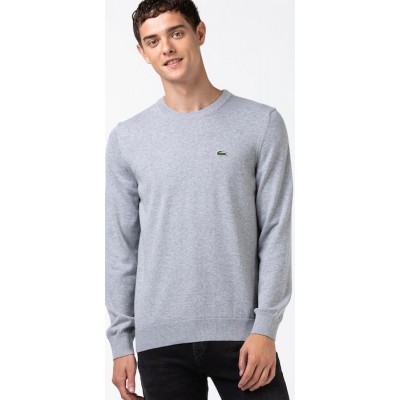 Lacoste Ανδρική Μπλούζα Μακρυμάνικη Γκρι AH1985 00 CCA   GRIS CHINE