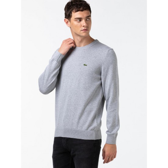 Lacoste Ανδρική Μπλούζα Μακρυμάνικη Γκρι AH1985 00 CCA GRIS CHINE Lacoste Ανδρική Μπλούζα Μακρυμάνικη Γκρι AH1985 00 CCA GRIS CHINE