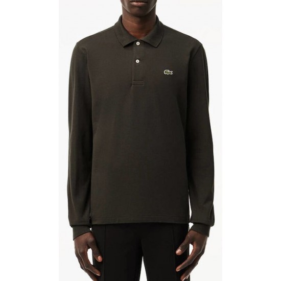 Lacoste Ανδρική Μπλούζα Μακρυμάνικη Polo Khaki L1312 00 L7A Lacoste Ανδρική Μπλούζα Μακρυμάνικη Polo Khaki L1312 00 L7A