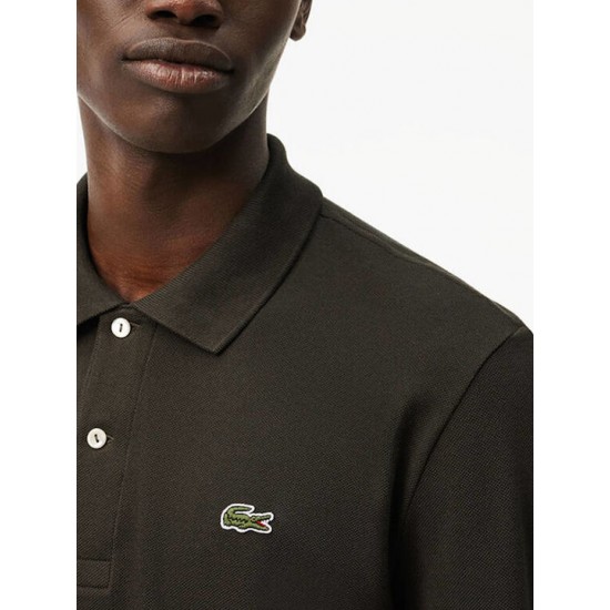 Lacoste Ανδρική Μπλούζα Μακρυμάνικη Polo Khaki L1312 00 L7A Lacoste Ανδρική Μπλούζα Μακρυμάνικη Polo Khaki L1312 00 L7A