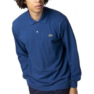 Lacoste Ανδρική Μπλούζα Polo Μακρυμάνικη Μπλε L1312 00 HBM  BLEU