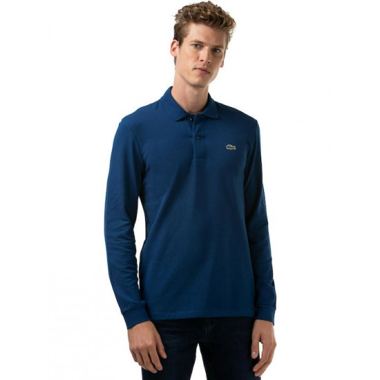 Lacoste Ανδρική Μπλούζα Polo Μακρυμάνικη Μπλε L1312 00 HBM BLEU Lacoste Ανδρική Μπλούζα Polo Μακρυμάνικη Μπλε L1312 00 HBM BLEU