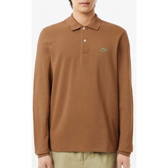 Lacoste ανδρική πικέ πόλο μπλούζα L1312-SIX Καφέ L1312 00 SIX MARRON
