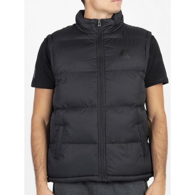 Russell Athletic Αμάνικο Ανδρικό Μπουφάν Puffer Μαύρο A2-709-2 099 BLACK