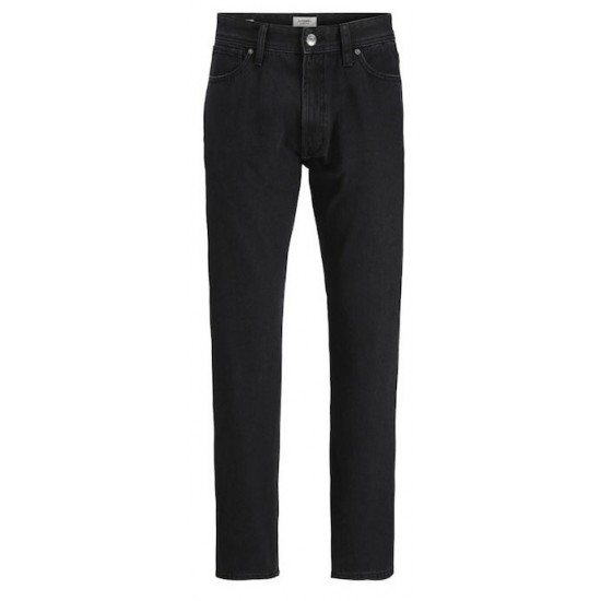 Jack & Jones Ανδρικό Παντελόνι Τζιν σε Relaxed Εφαρμογή Μαύρο 12263627 Black Denim