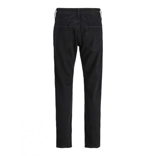 Jack & Jones Ανδρικό Παντελόνι Τζιν σε Relaxed Εφαρμογή Μαύρο 12263627 Black Denim