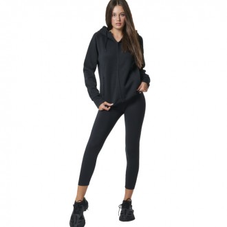 Body Action ΓΥΝΑΙΚΕΙΑ TECH FLEECE ΖΑΚΕΤΑ ΜΕ ΚΟΥΚΟΥΛΑ 071422 - BLACK 01
