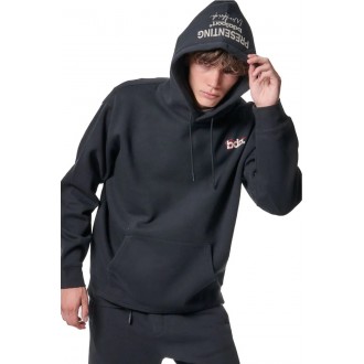 Body Action Pullover Men's Hoodie 063421-01 BLACK