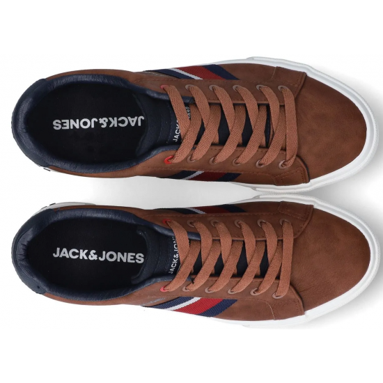 Jack Jones Gorgon PU Mens Synthetic Fashion Trainers 12241109 Cognac Jack Jones Gorgon PU Mens Synthetic Fashion Trainers 12241109 Cognac