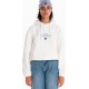 Emerson Cropped Γυναικείο Φούτερ με Κουκούλα Λευκό 242.EW20.45 OFF WHITE Emerson Cropped Γυναικείο Φούτερ με Κουκούλα Λευκό 242.EW20.45 OFF WHITE