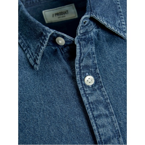 Product Shirt ΑΝΔΡΑΣ 12259455-Medium Blue Denim Product Shirt ΑΝΔΡΑΣ 12259455-Medium Blue Denim
