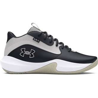 Under Armour Lockdown 7 Χαμηλά Μπασκετικά Παπούτσια Μαύρα 3028512-002