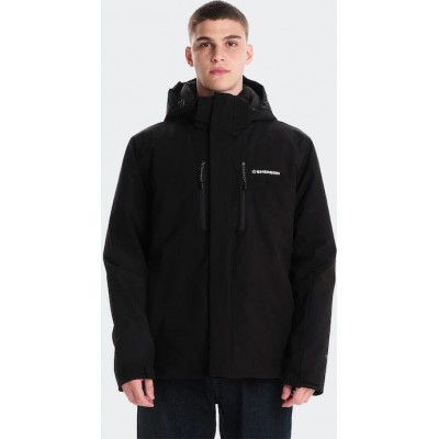 Emerson Men's Hooded Jacket  242.EM10.06-BLACK