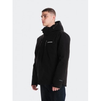 Emerson Men's Hooded Jacket 242.EM10.06-BLACK Emerson Men's Hooded Jacket 242.EM10.06-BLACK