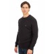 Rebase Ανδρικό Φούτερ Χωρίς Κουκούλα Μαύρο 242rknit-8009 black Rebase Ανδρικό Φούτερ Χωρίς Κουκούλα Μαύρο 242rknit-8009 black