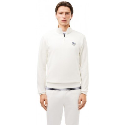 Lacoste Ανδρική Μπλούζα Φούτερ  sh2735  00  70v - blanc
