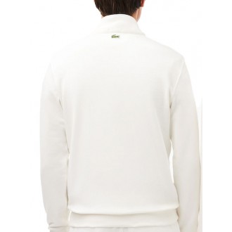 Lacoste Ανδρική Μπλούζα Φούτερ sh2735 00 70v - blanc Lacoste Ανδρική Μπλούζα Φούτερ sh2735 00 70v - blanc