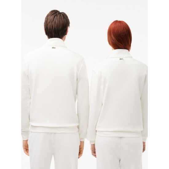 Lacoste Ανδρική Μπλούζα Φούτερ sh2735 00 70v - blanc Lacoste Ανδρική Μπλούζα Φούτερ sh2735 00 70v - blanc