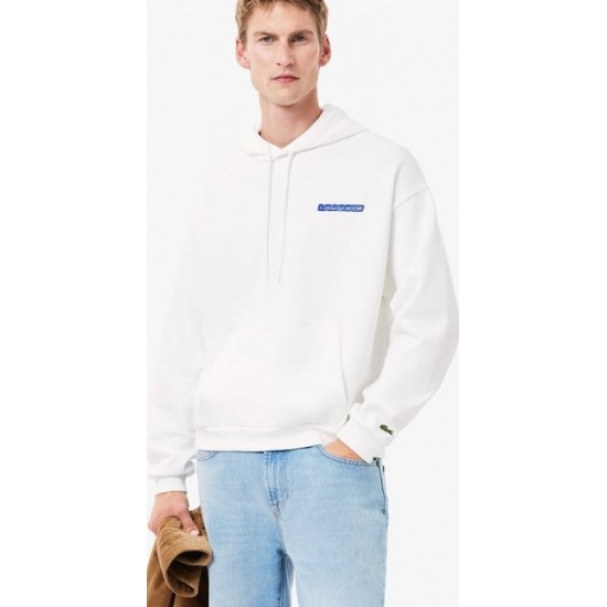 Lacoste Φούτερ Λευκό sh6533 00 001 - blanc Lacoste Φούτερ Λευκό sh6533 00 001 - blanc