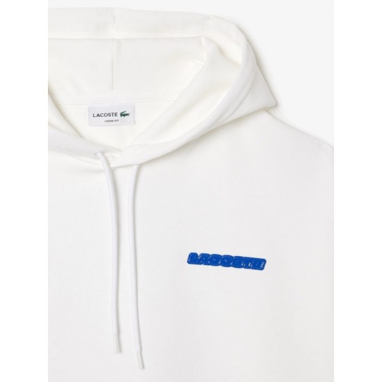 Lacoste Φούτερ Λευκό sh6533 00 001 - blanc Lacoste Φούτερ Λευκό sh6533 00 001 - blanc