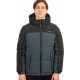 Rebase Μπουφάν puffer 242RJK-2006B - Deep Teal Black Rebase Μπουφάν puffer 242RJK-2006B - Deep Teal Black
