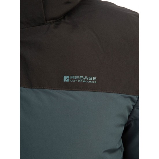 Rebase Μπουφάν puffer 242RJK-2006B - Deep Teal Black Rebase Μπουφάν puffer 242RJK-2006B - Deep Teal Black