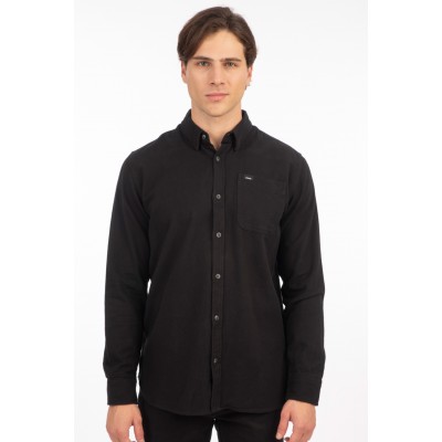 Rebase Shirts Flannel 242RGS-5002 BLACK
