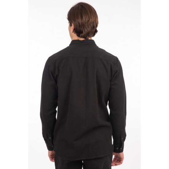Rebase Shirts Flannel 242RGS-5002 BLACK