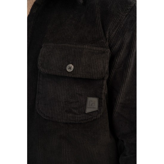 Rebase Overshirts Heavy Corduroy 242RGS-5003 BLACK Rebase Overshirts Heavy Corduroy 242RGS-5003 BLACK