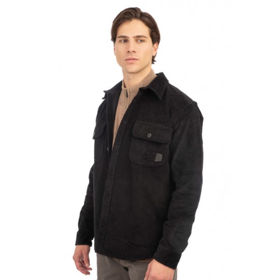 Rebase Overshirts Heavy Corduroy 242RGS-5003 BLACK Rebase Overshirts Heavy Corduroy 242RGS-5003 BLACK