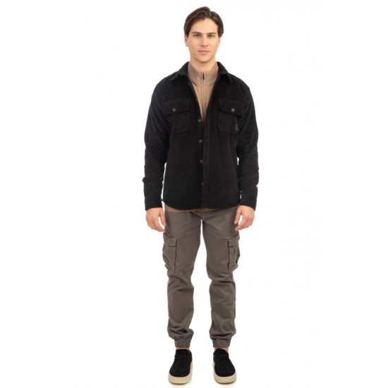 Rebase Overshirts Heavy Corduroy 242RGS-5003 BLACK Rebase Overshirts Heavy Corduroy 242RGS-5003 BLACK