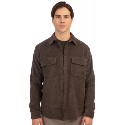 Rebase Overshirts Heavy Corduroy  242RGS-5003 SHADOW GREY