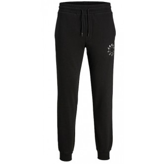 Jack & Jones Παιδικό Παντελόνι Φόρμας Μαύρο 12243445 black