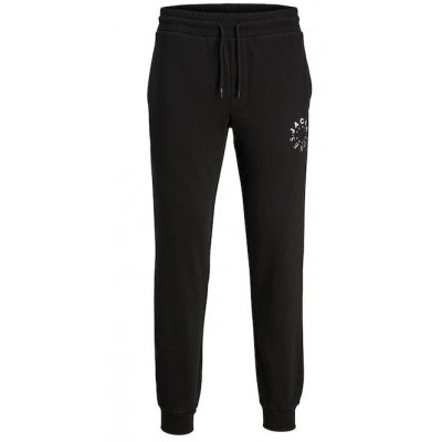 Jack & Jones Παιδικό Παντελόνι Φόρμας Μαύρο 12243445 black Jack & Jones Παιδικό Παντελόνι Φόρμας Μαύρο 12243445 black