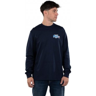 Lacoste Μπλούζα Μακρυμάνικη Navy Μπλε TH3586 00 166