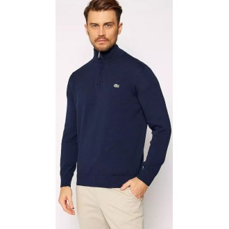 Lacoste Ανδρικό Πουλόβερ με Φερμουάρ Μπλε  AH1980 00 166