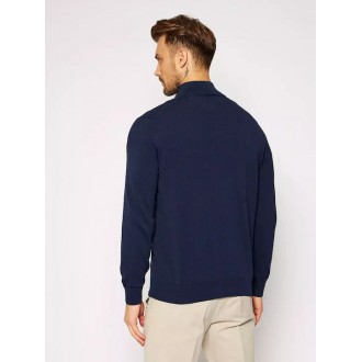 Lacoste Ανδρικό Πουλόβερ με Φερμουάρ Μπλε AH1980 00 166 Lacoste Ανδρικό Πουλόβερ με Φερμουάρ Μπλε AH1980 00 166