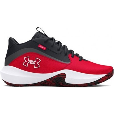 Under Armour Lockdown 7 Χαμηλά Μπασκετικά Παπούτσια Κόκκινα 3028512 -  600