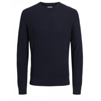 JJ Rebel by Jack and Jones Πλεκτό Μπλουζάκι Λαιμόκοψη Μπλε 12267599-sky captain JJ Rebel by Jack and Jones Πλεκτό Μπλουζάκι Λαιμόκοψη Μπλε 12267599-sky captain