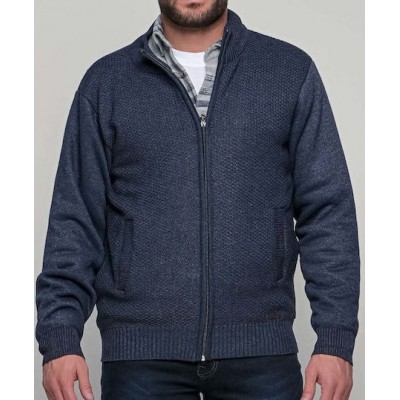 Lexton Ανδρική Ζακέτα Πλεκτή Μπλε 19.34.karter cardigan-blue Lexton Ανδρική Ζακέτα Πλεκτή Μπλε 19.34.karter cardigan-blue