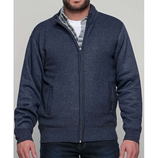 Lexton Ανδρική Ζακέτα Πλεκτή Μπλε 19.34.karter cardigan-blue Lexton Ανδρική Ζακέτα Πλεκτή Μπλε 19.34.karter cardigan-blue