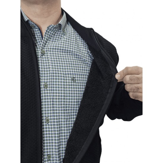 Lexton Ανδρική Ζακέτα Πλεκτή Μαύρη 19.34.karter cardigan-black Lexton Ανδρική Ζακέτα Πλεκτή Μαύρη 19.34.karter cardigan-black