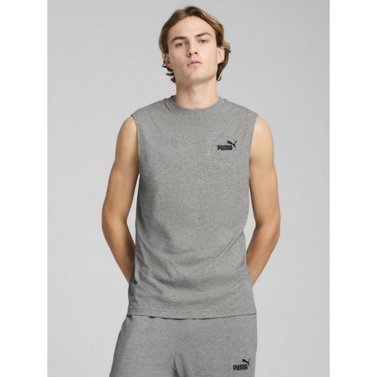Puma Ανδρική Αμάνικη Μπλούζα Γκρι 682626-03 Puma Ανδρική Αμάνικη Μπλούζα Γκρι 682626-03