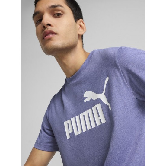 Puma Ανδρικό T-shirt Heather Μπλε 682551-46 Puma Ανδρικό T-shirt Heather Μπλε 682551-46