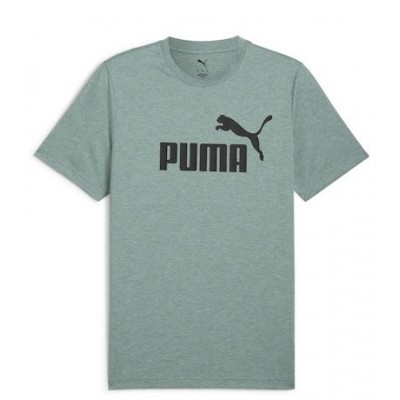Puma Ανδρικό T-shirt Heather Πράσινο 682551-30