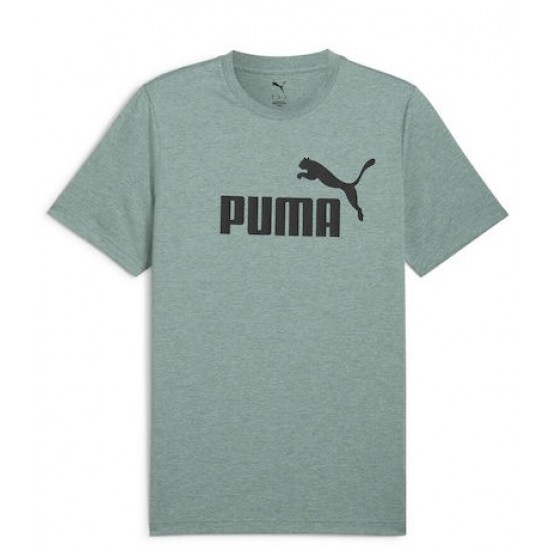 Puma Ανδρικό T-shirt Heather Πράσινο 682551-30 Puma Ανδρικό T-shirt Heather Πράσινο 682551-30