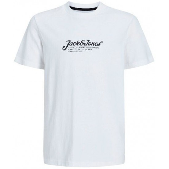 Jack & Jones Παιδικό T-shirt Λευκό 12270609-white