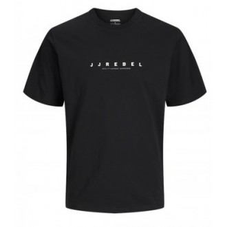 JJ Rebel by Jack & Jones Ανδρικό T-SHIRT 12271037-black JJ Rebel by Jack & Jones Ανδρικό T-SHIRT 12271037-black