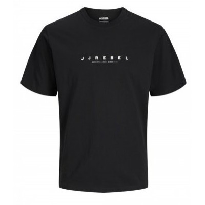 JJ Rebel by Jack & Jones Ανδρικό T-SHIRT 12271037-black JJ Rebel by Jack & Jones Ανδρικό T-SHIRT 12271037-black
