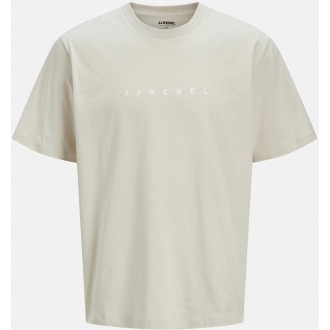 JJ Rebel by Jack & Jones ΑΝΔΡΙΚΟ T-SHIRT K/M ΕΚΡΟΥ 12271037 - moonbeam JJ Rebel by Jack & Jones ΑΝΔΡΙΚΟ T-SHIRT K/M ΕΚΡΟΥ 12271037 - moonbeam